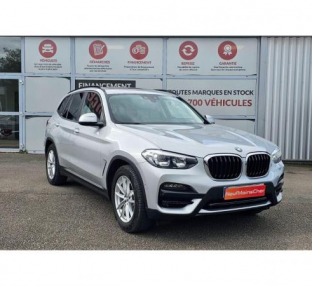 BMW X3 Advantage xDrive 20dA BVA 190cv + Cuir + Live Cockpit + Carplay + Toit Pano + Alarme