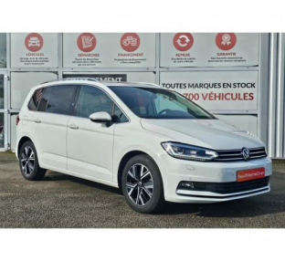 VOLKSWAGEN TOURAN Lounge 2.0 TDI 150cv DSG7 7places + Pack LED directionnel + Toit Ouvrant + Camera de Recul + JA17