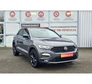VOLKSWAGEN T-ROC STYLE 2.0 TDI 150cv DSG7 Black Style + Attelage + Camera de recul + Hayon elec + Navigation + JA18