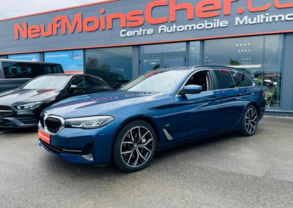 BMW SERIE 5 TOURING Lounge 530dA 286cv+Park Assist Plus+Cuir Dakota+Affichage tete haute+JA19 style 845M