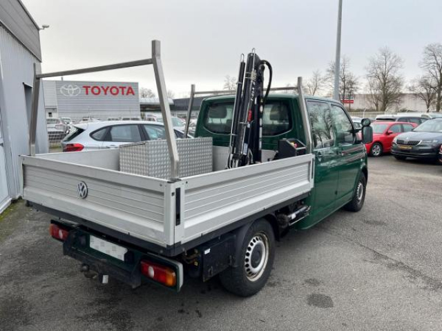 VOLKSWAGEN TRANSPORTER 4MOTION L2 3.0T 2.0TDI 140cv DOUBLE CABINE + Grue Hiab T-CLX 013 + TVA RECUPERABLE