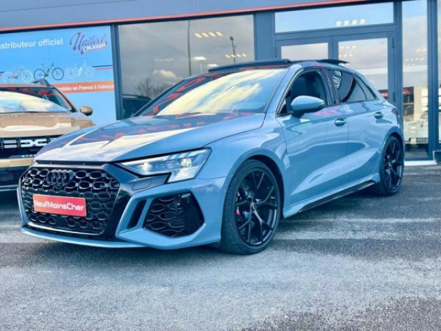 AUDI RS3 SPORTBACK 2.5 TFSI 400cv S-tronic MALUS INCLUS + Toit panoramique + Matrix LED