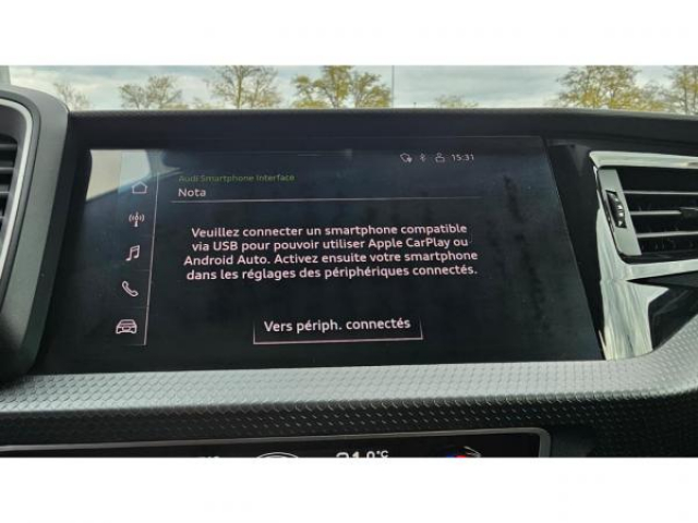 AUDI A1 SPORTBACK S line 30 TFSI 110cv S-Tronic inclus CarPlay et Virtual Cockpit