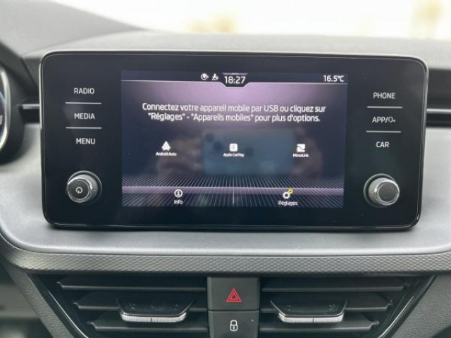 SKODA KAMIQ AMBITION 1.5 TSI 150cv + Virtual Cockpit + Pack Assistance de Conduite + Sieges AV Chauffant