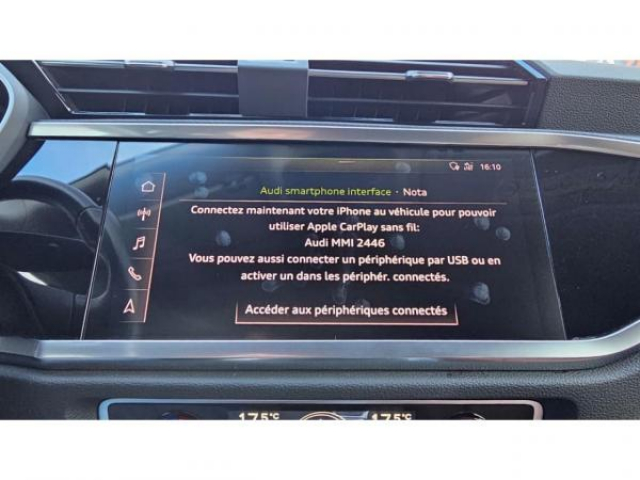 AUDI Q3 Business 35 TDI S-tronic + Virtual Cockpit + Hayon Elec + Cuir + Sieges AV Chauffant