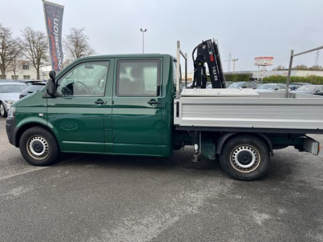VOLKSWAGEN TRANSPORTER 4MOTION L2 3.0T 2.0TDI 140cv DOUBLE CABINE + Grue Hiab T-CLX 013 + TVA RECUPERABLE