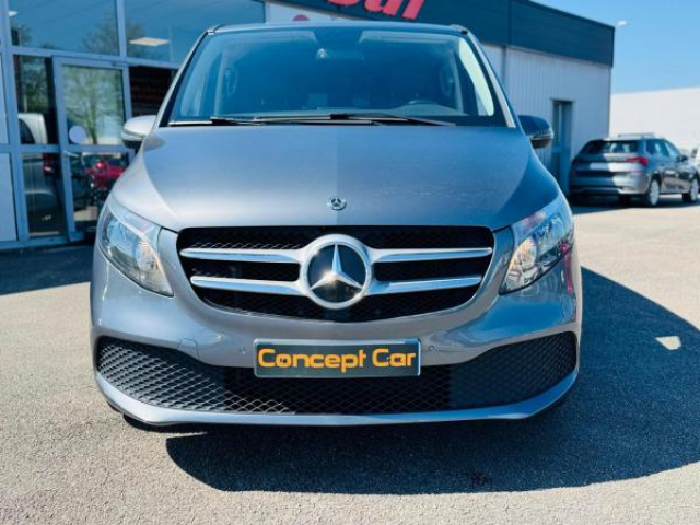 MERCEDES CLASSE V Design Long 220d BVA 9G-Tronic + Attelage amovible + Pack parking + JA19 + TVA RECUPERABLE