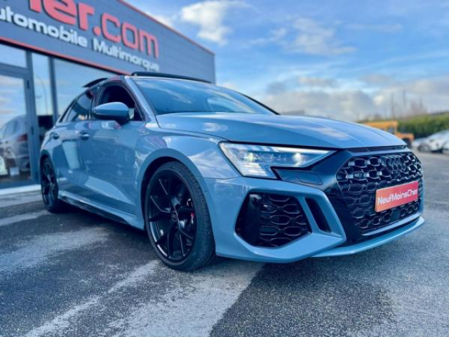 AUDI RS3 SPORTBACK 2.5 TFSI 400cv S-tronic MALUS INCLUS + Toit panoramique + Matrix LED