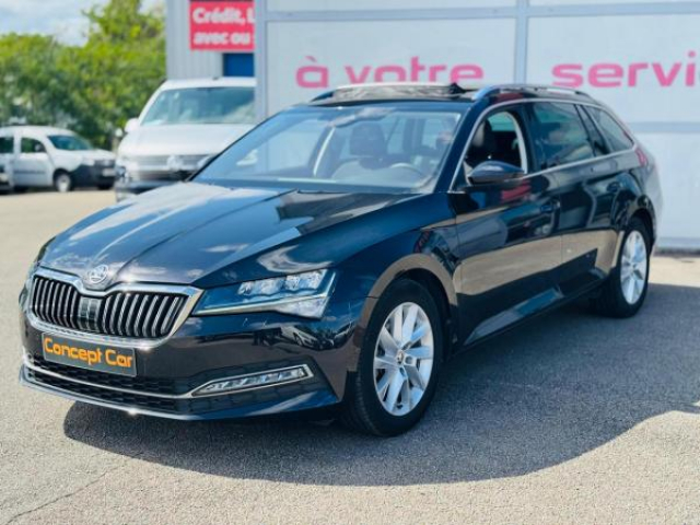 SKODA SUPERB Style 2.0 TDI 150cv DSG7+Toit pano+Sound CANTON+Sièges av/ar chauff+Attelage Elec