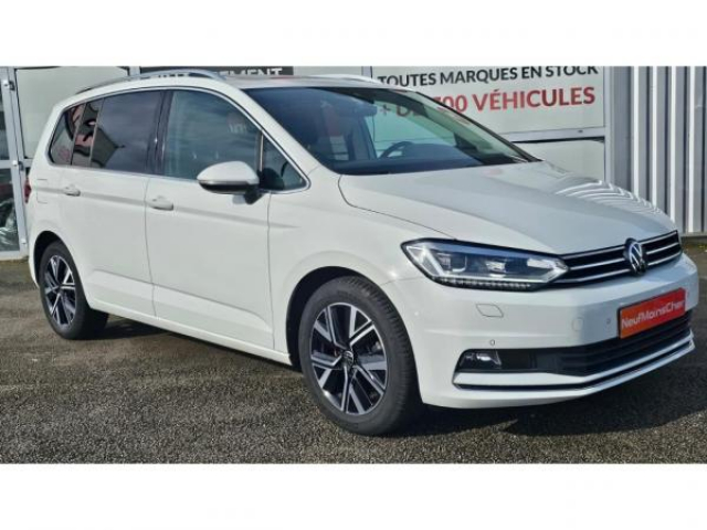 VOLKSWAGEN TOURAN Lounge 2.0 TDI 150cv DSG7 7places + Pack LED directionnel + Toit Ouvrant + Camera de Recul + JA17