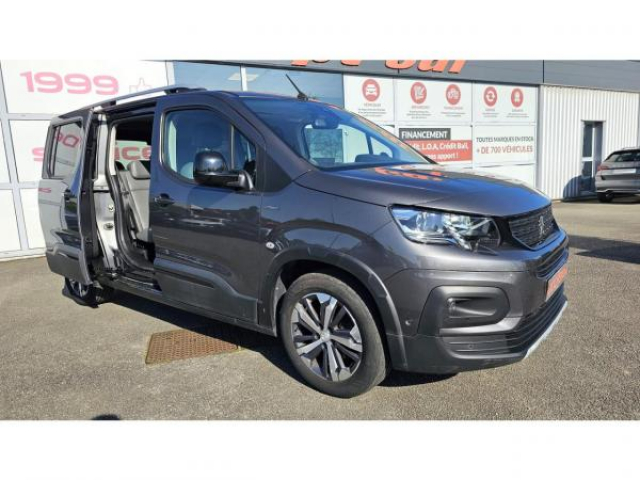 PEUGEOT RIFTER GT Line long 1.5 BlueHDI 130cv 7Places + Sellerie Cuir + Camera de Recul