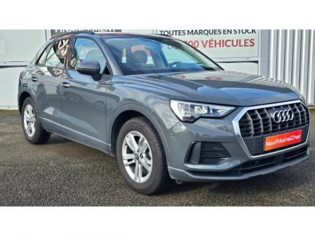 AUDI Q3 35 TDI 150cv S-tronic + Sellerie Cuir + Sieges AV Chauff + Virtual Cockpit + Hayon Elec + RS
