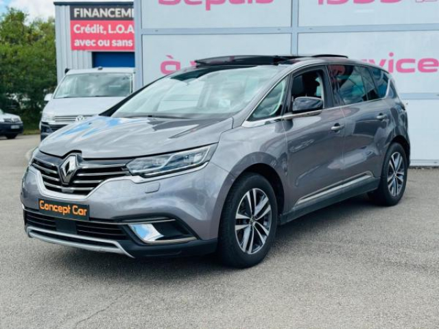 RENAULT ESPACE Intens 2.0 BluedCi 200cv EDC Pack 7 Places+Toit ouvrant panoramique+Attelage+Pack Hiver