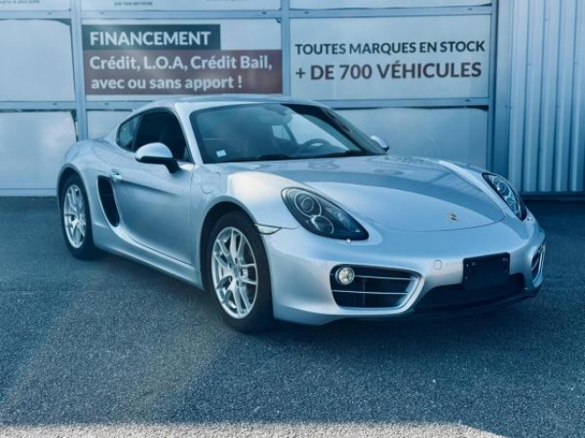 PORSCHE CAYMAN TYPE 981 2.7i PDK 275cv + Bi-Xénon + Sièges sport Cuir Alcantara chauffants