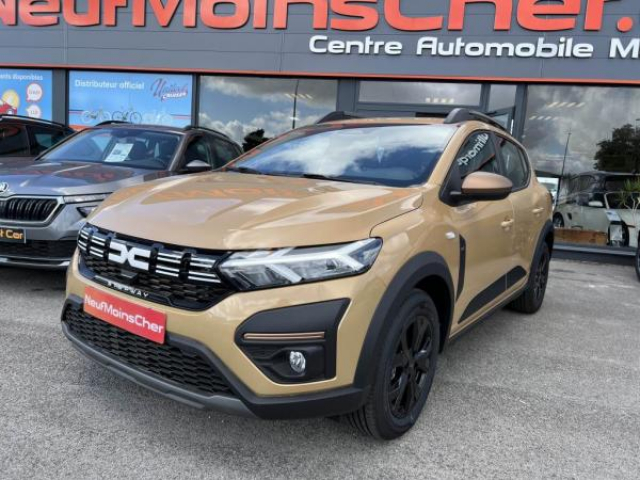 DACIA SANDERO Stepway Extême 1.0 TCe 90cv CVT + Pack Navigation + Sieges AV Chauffants + NEUF 0KM