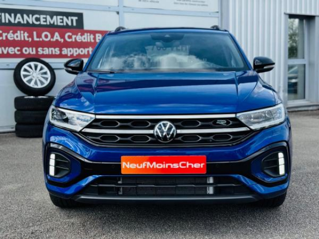 VOLKSWAGEN T-ROC R-Line 2.0 TDI 150cv DSG7 + Matrix LED + Attelage + Pack Black + Pack Easy open + 4 Jantes HIVER