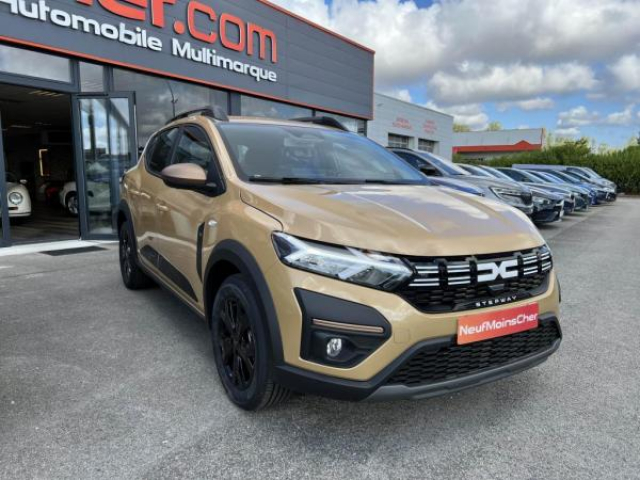 DACIA SANDERO Stepway Extême 1.0 TCe 90cv CVT + Pack Navigation + Sieges AV Chauffants + NEUF 0KM