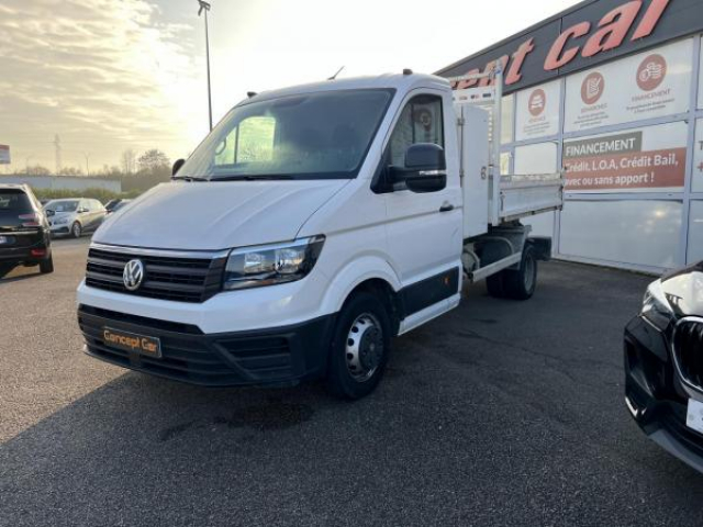 VOLKSWAGEN CRAFTER 50 Benne basculante Cabine simple 2.0L TDi 177cv + Attelage TVA RECUP
