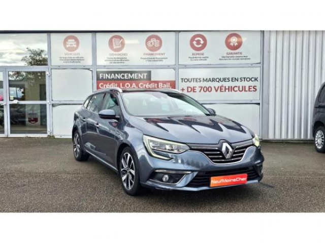 RENAULT Megane Estate Intens 1.5 BluedCi 115cv EDC + Bose + Toit pano + Attelage + Camera + Affichage tête haute