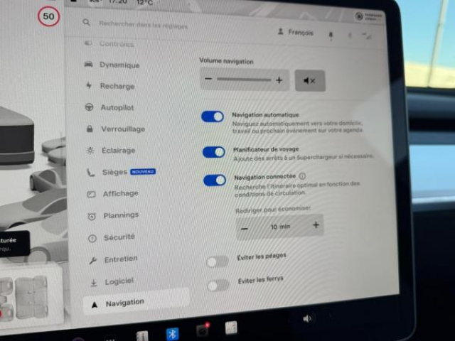 TESLA MODEL Y Propulsion MY2022 + Intérieur Premium noir et blanc + TVA Recuperable