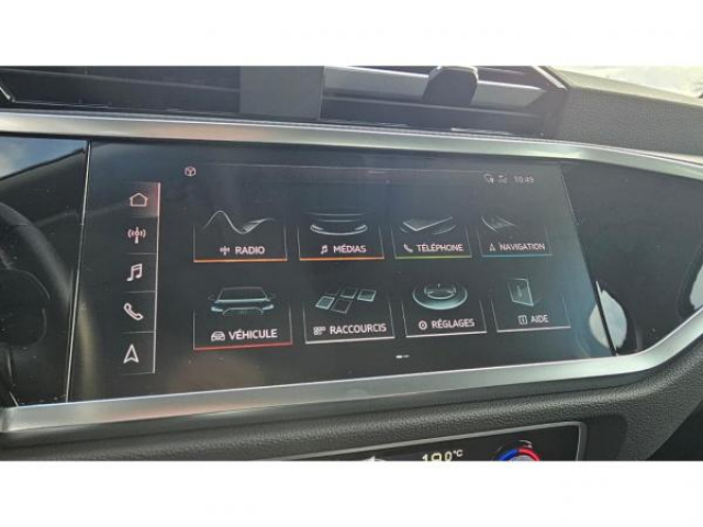 AUDI Q3 35 TDI 150cv S-tronic + Sellerie Cuir + Sieges AV Chauff + Virtual Cockpit + Hayon Elec + RS