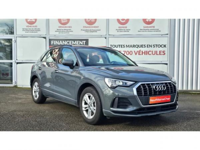 AUDI Q3 35 TDI 150cv S-tronic + Sellerie Cuir + Sieges AV Chauff + Virtual Cockpit + Hayon Elec + RS