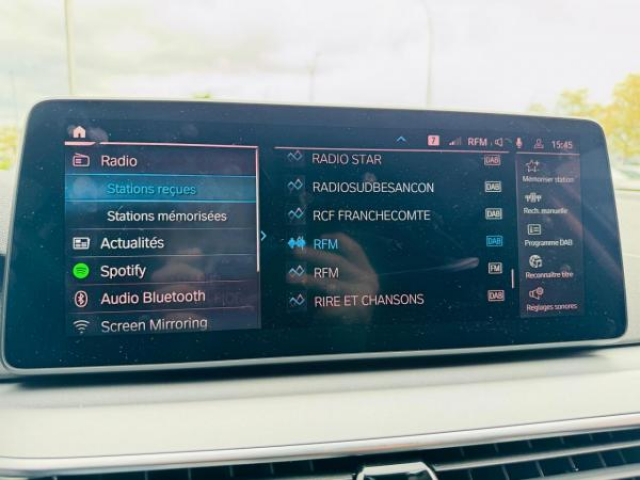 BMW SERIE 5 TOURING Lounge 530dA 286cv+Park Assist Plus+Cuir Dakota+Affichage tete haute+JA19 style 845M