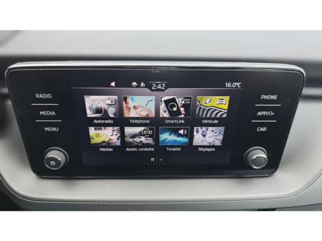 SKODA KAMIQ AMBITION 1.0 TSI 110cv DSG7 + FULL LED +  Sièges avant chauffants