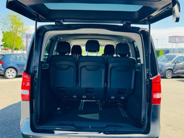 MERCEDES CLASSE V Design Long 220d BVA 9G-Tronic + Attelage amovible + Pack parking + JA19 + TVA RECUPERABLE