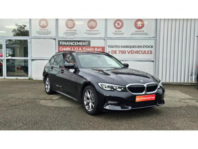 BMW serie 3 touring Lounge 318DA + Attelage Elec + Sellerie Cuir + Sièges AV Chauffants + HIFI 10HP + Alarme