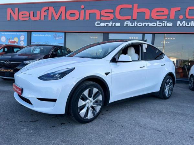 TESLA MODEL Y Propulsion MY2022 + Intérieur Premium noir et blanc + TVA Recuperable