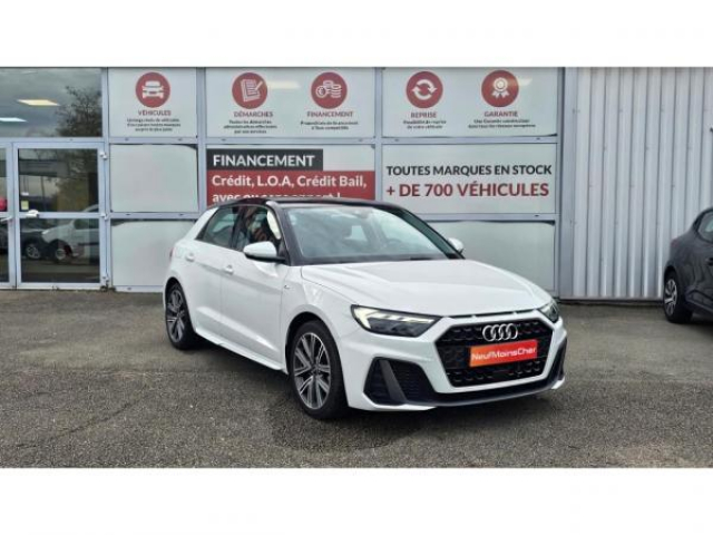 AUDI A1 SPORTBACK S line 30 TFSI 110cv S-Tronic inclus CarPlay et Virtual Cockpit