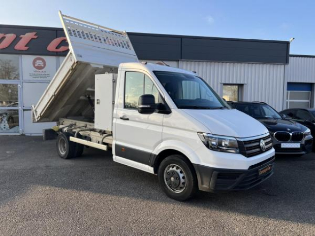 VOLKSWAGEN CRAFTER 50 Benne basculante Cabine simple 2.0L TDi 177cv + Attelage TVA RECUP