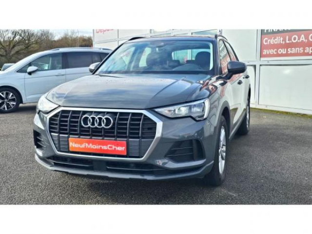 AUDI Q3 35 TDI 150cv S-tronic + Sellerie Cuir + Sieges AV Chauff + Virtual Cockpit + Hayon Elec + RS
