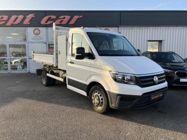 VOLKSWAGEN CRAFTER 50 Benne basculante Cabine simple 2.0L TDi 177cv + Attelage TVA RECUP