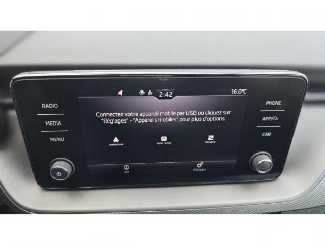 SKODA KAMIQ AMBITION 1.0 TSI 110cv DSG7 + FULL LED +  Sièges avant chauffants